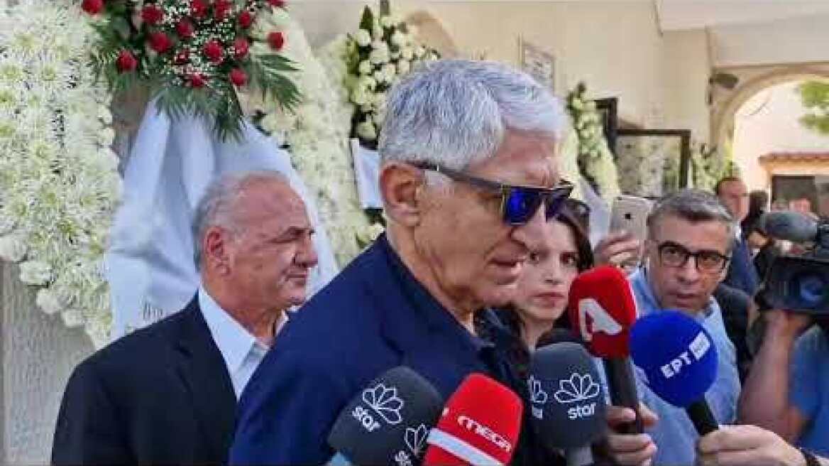 Ο Παναγιώτης Γιαννάκης στην επιμνημόσυνη δέηση για τον Γιάννη Ιωαννίδη