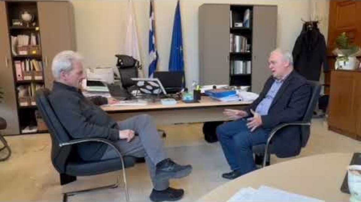 Ευθ. Λέκκας από το Ηράκλειο για τους σεισμούς στις Κυκλάδες - «Δεν κινδυνεύει η Κρήτη»