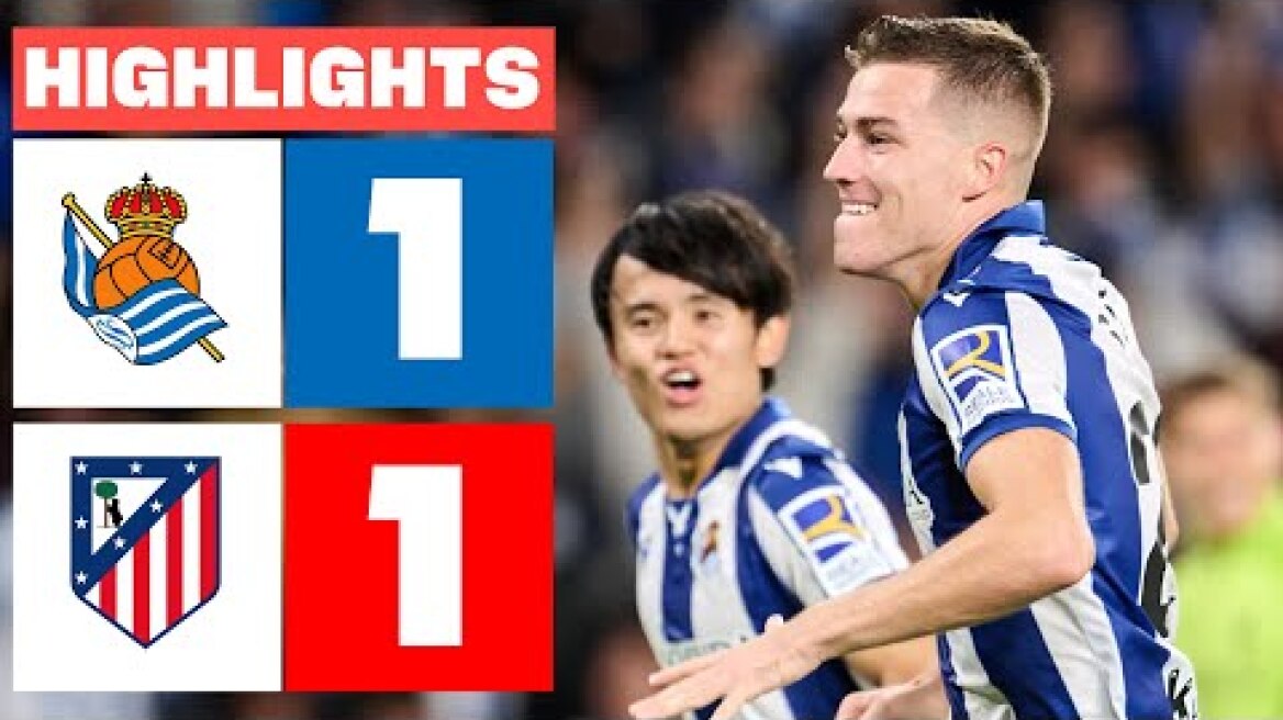 REAL SOCIEDAD 1 - 1 ATLÉTICO DE MADRID | RESUMEN LALIGA EA SPORTS
