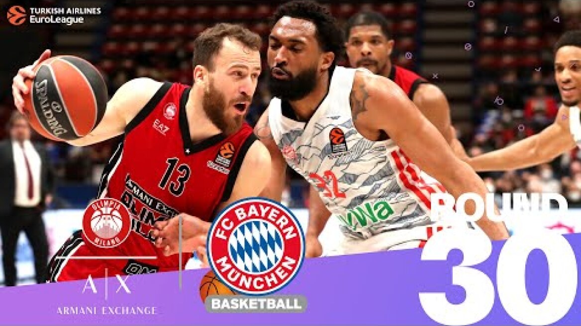 Milan secures home-court advantage! | Round 30, Highlights | Turkish Airlines EuroLeague