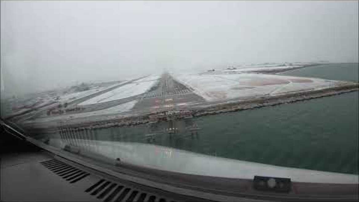 Landing In Snowy Thessaloniki - Eye Of The Flyer