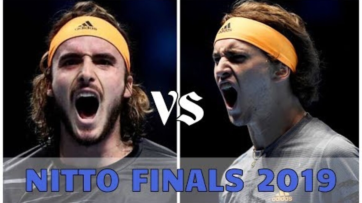Stefanos Tsitsipas VS Alexander Zverev - ATP Finals 2019 | Match Highlights