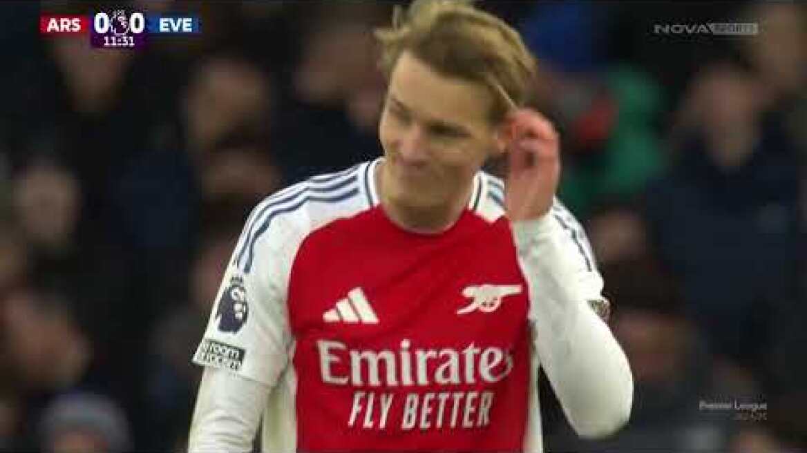 Άρσεναλ-Έβερτον: 0-0 (MD 16, 14/12/2024)