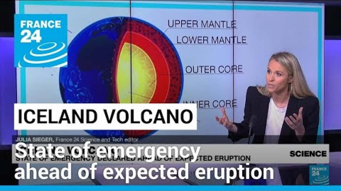 Iceland declares state of emergency ahead of expected volcanic eruption • FRANCE 24 English