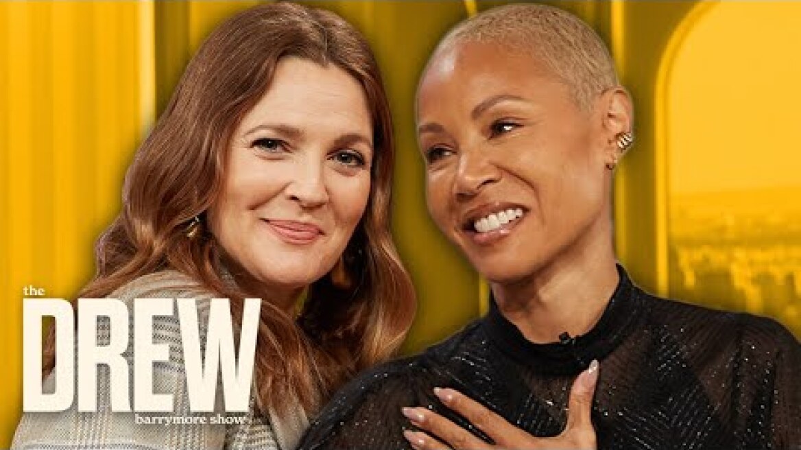 Jada Pinkett Smith "Loves and Embraces" Will Smith and Chris Rock | The Drew Barrymore Show