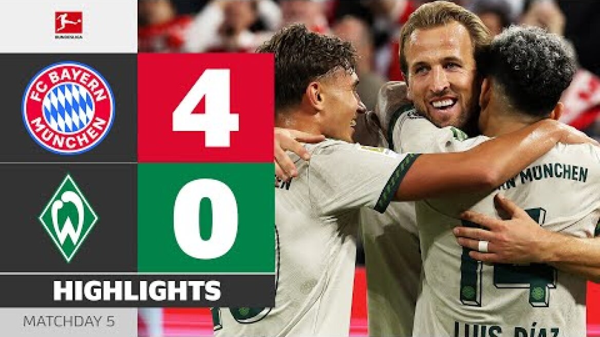 They Did It AGAIN! | FC BAYERN - WERDER BREMEN | Highlights | Matchday 5 – Bundesliga 2025/26
