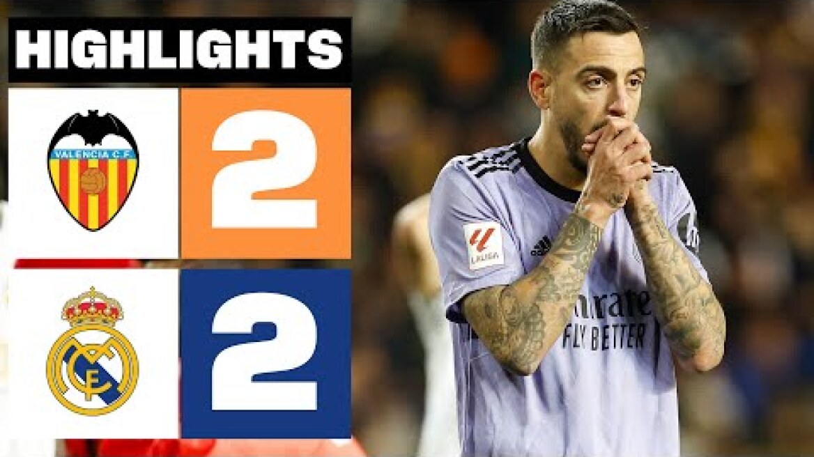 VALENCIA CF 2 - 2 REAL MADRID | RESUMEN LALIGA EA SPORTS