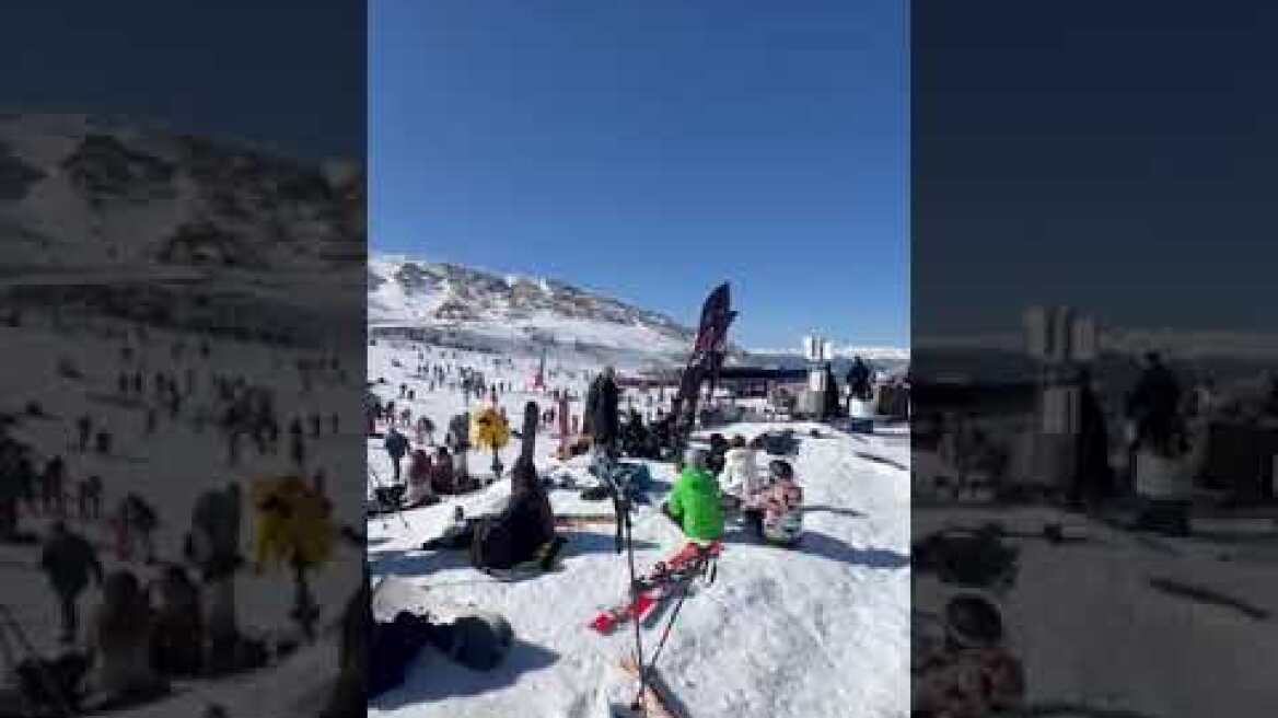 Χάος στο χιονοδρομικό της Αράχωβας