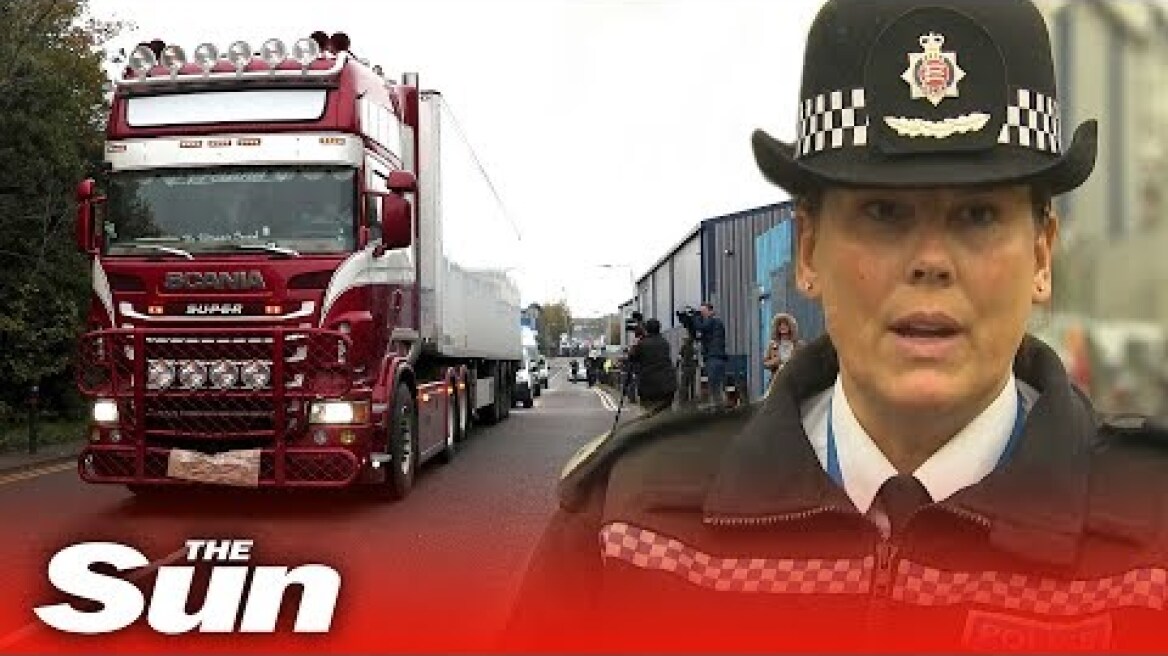 Police move Essex lorry with victims still inside