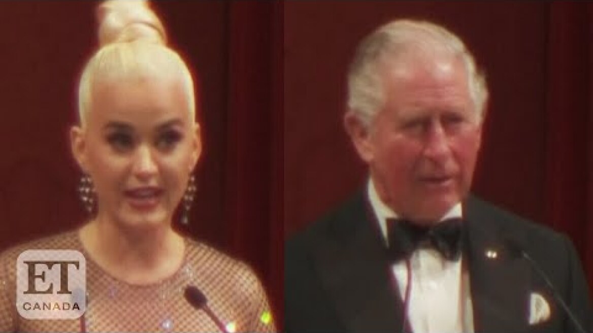 Katy Perry Jokes With Prince Charles