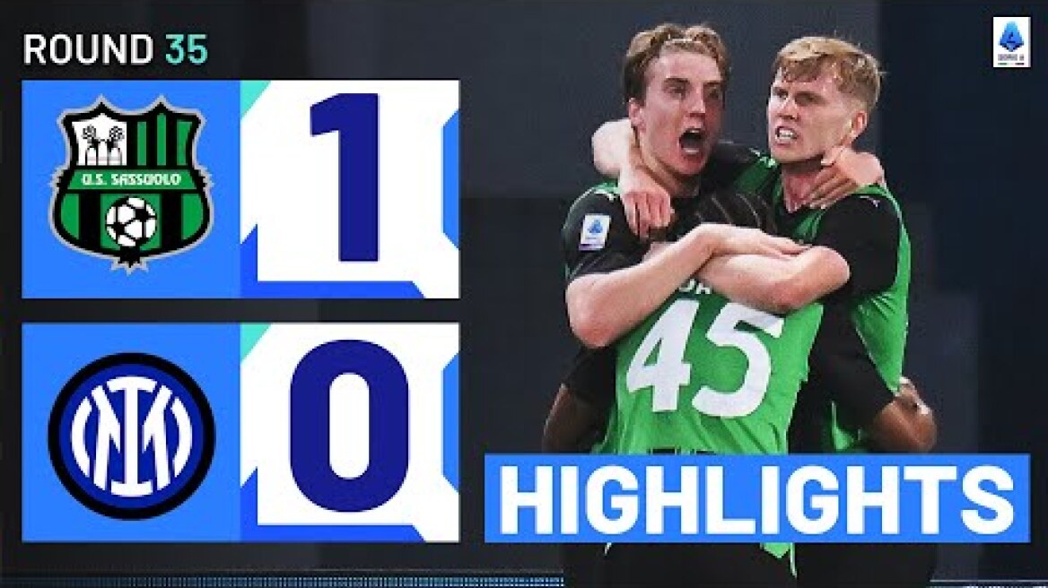 SASSUOLO-INTER 1-0 | HIGHLIGHTS | Sassuolo shock newly-crowned champions! | Serie A 2023/24