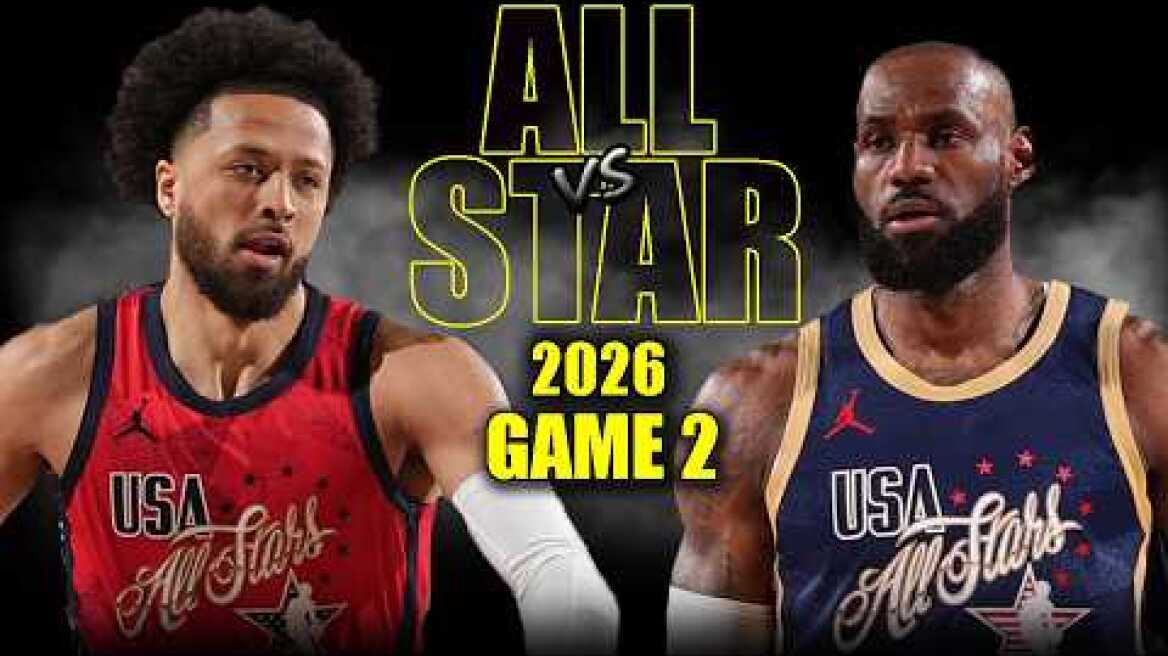NBA All Star Game | Team USA Stars vs Team USA Stripes Full Game 2 Highlights – February 15, 2026