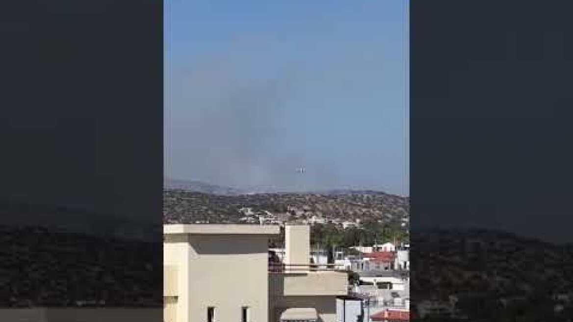 Φωτιά στη Βάρης - Κορωπίου (2)