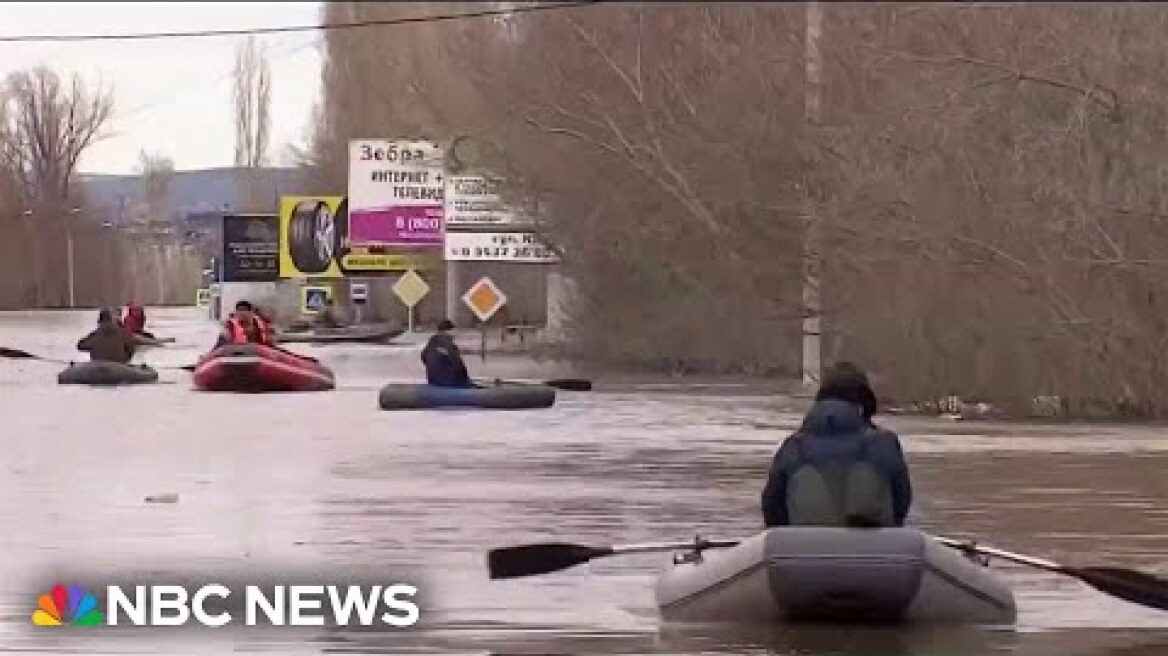 Thousands evacuating in Russia, Kazakhstan after severe flooding