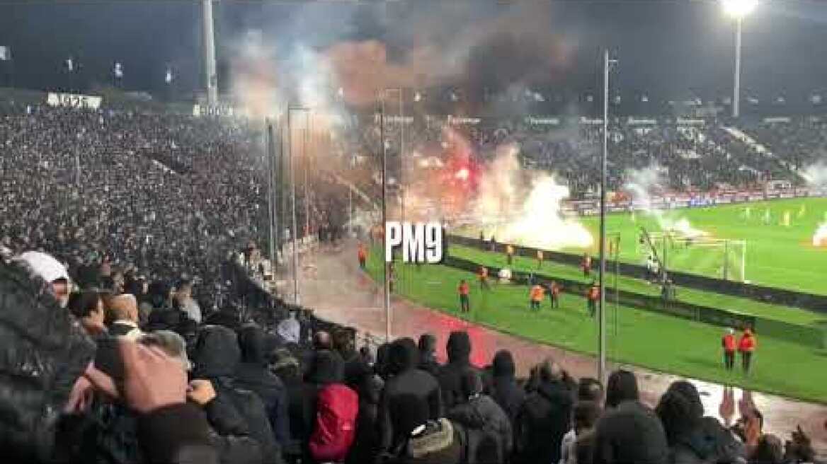 ΕΙΣΒΟΛΗ ΟΠΑΔΩΝ ΠΑΟΚ ΣΤΟ ΠΑΟΚ-ΑΡΗΣ 0-1 (28/11/2021)