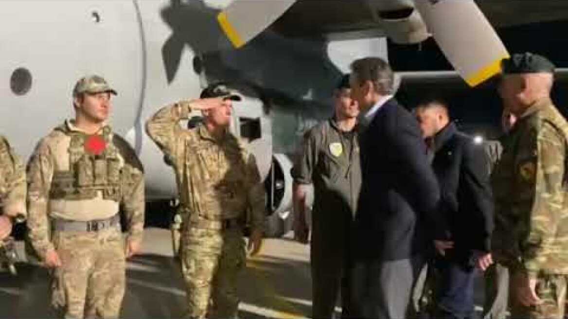 Άφιξη από το Σουδάν - Κ. Μητσοτάκης