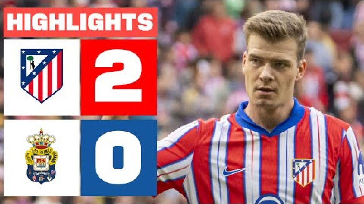 ATLÉTICO DE MADRID 2 - 0 UD LAS PALMAS I RESUMEN LALIGA EA SPORTS