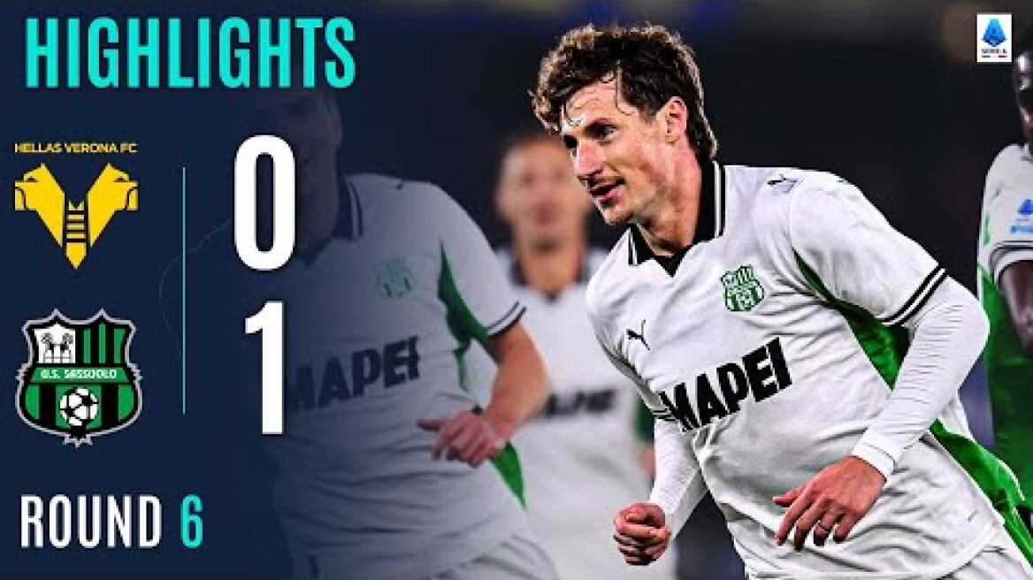 VERONA-SASSUOLO 0-1 | HIGHLIGHTS | Pinamonti Wins It For Sassuolo | Serie A 2025/26