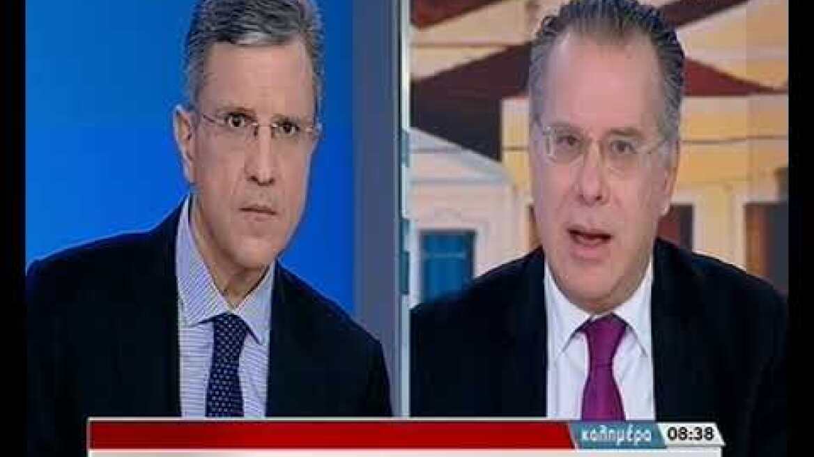 Ο Κ. Κουμουτσάκος στην εκπομπή "Καλημέρα" στον ΣΚΑΪ