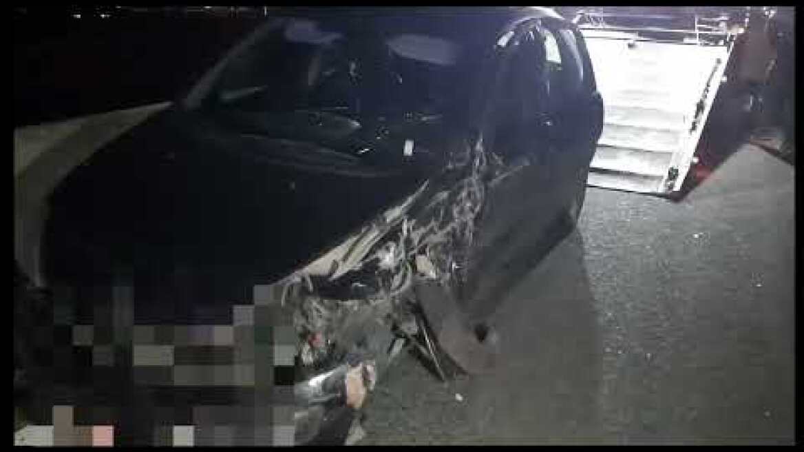 Τροχαίο ατύχημα στο ύψος του Μελενικιτσίου (25/11/2022)