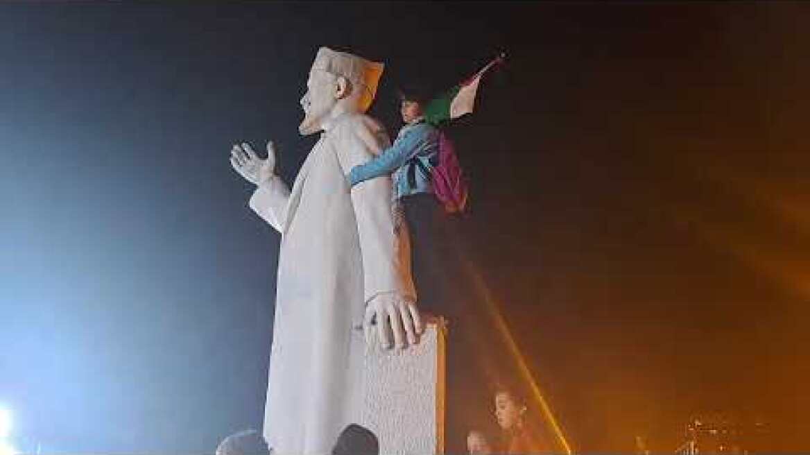 Θεσσαλονίκη: Πορεία Παλαιστινίων για τον πόλεμο στο Ισραήλ (2)