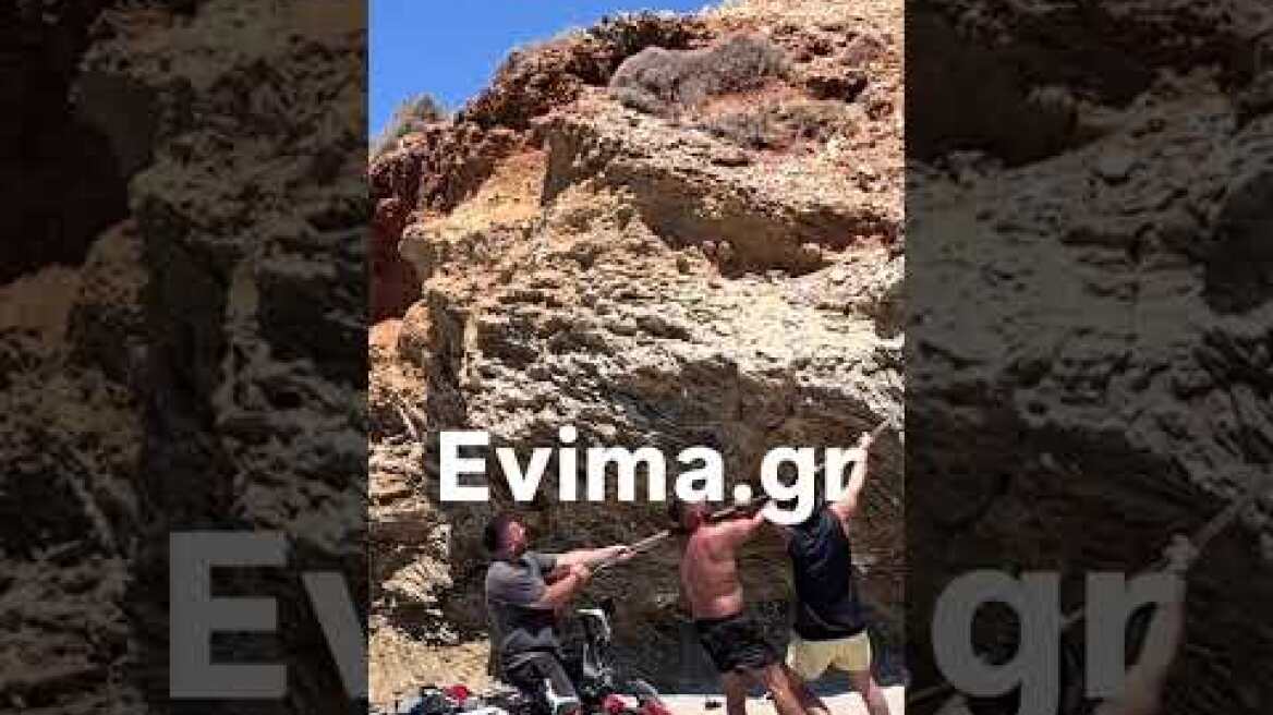 Οδηγός έριξε τρεις μοτοσυκλέτες σε γκρεμό στην Εύβοια