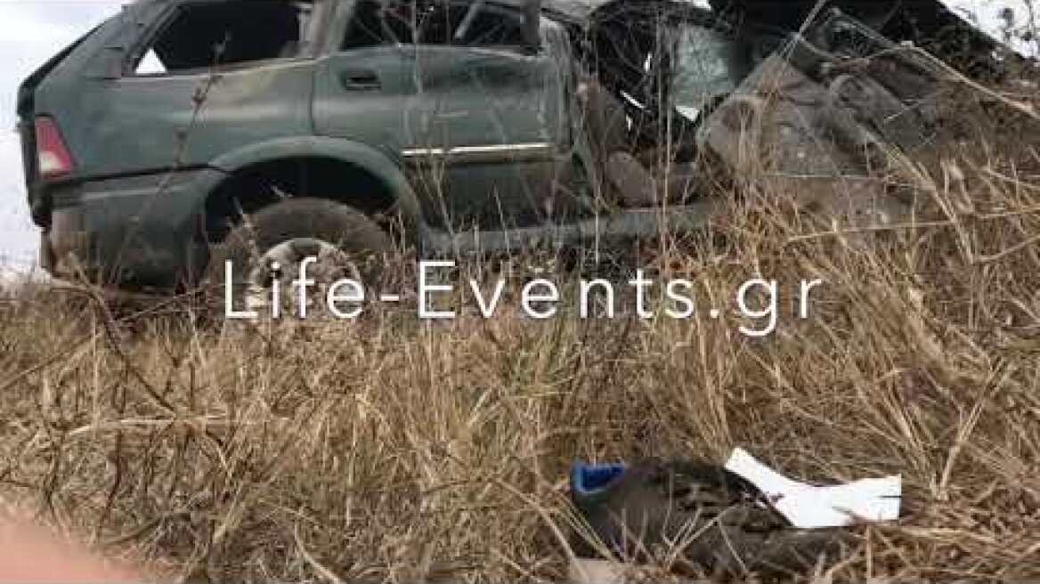 Τροχαίο με θύματα έξω από τη Θεσσαλονίκη