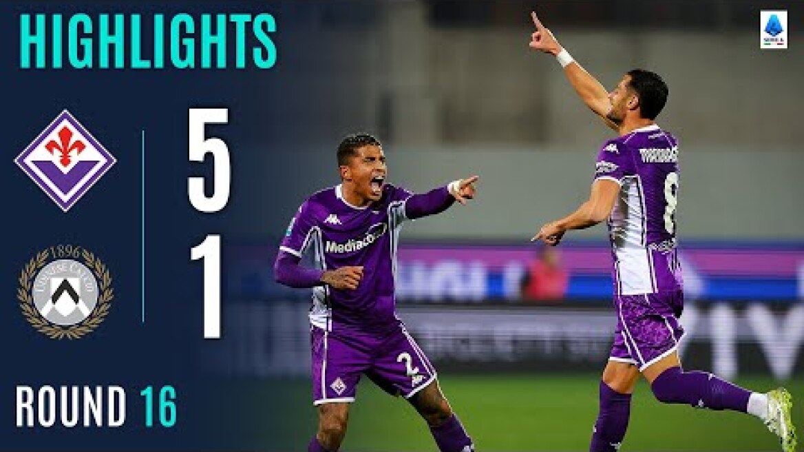FIORENTINA-UDINESE 5-1 | HIGHLIGHTS | Fiorentina find first win with a goal feast! | SERIE A 2025/26