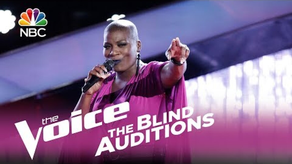 The Voice 2017 Blind Audition - Janice Freeman: "Radioactive"