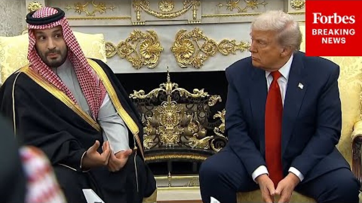 BREAKING NEWS: Reporter Asks MBS About Khashoggi Murder And Trump About Family Business With Saudis