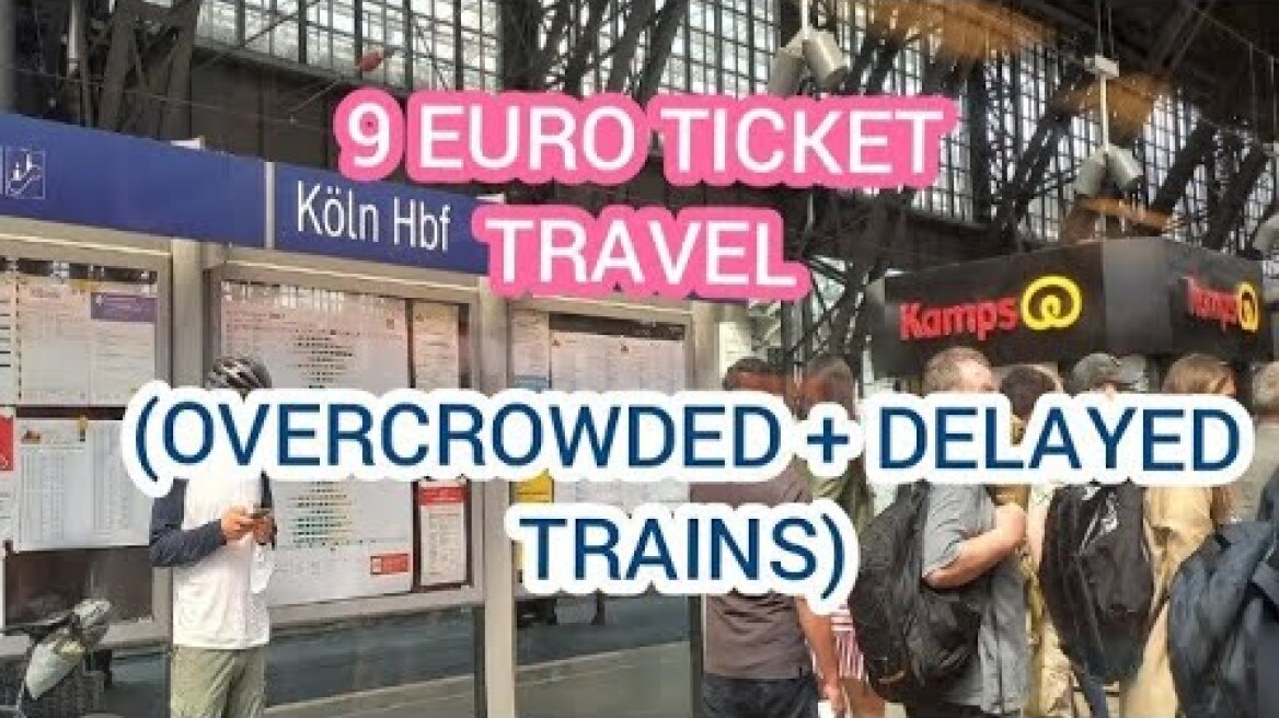 Travelling with 9 Euro ticket in Germany - Overcrowded Trains and Chaos