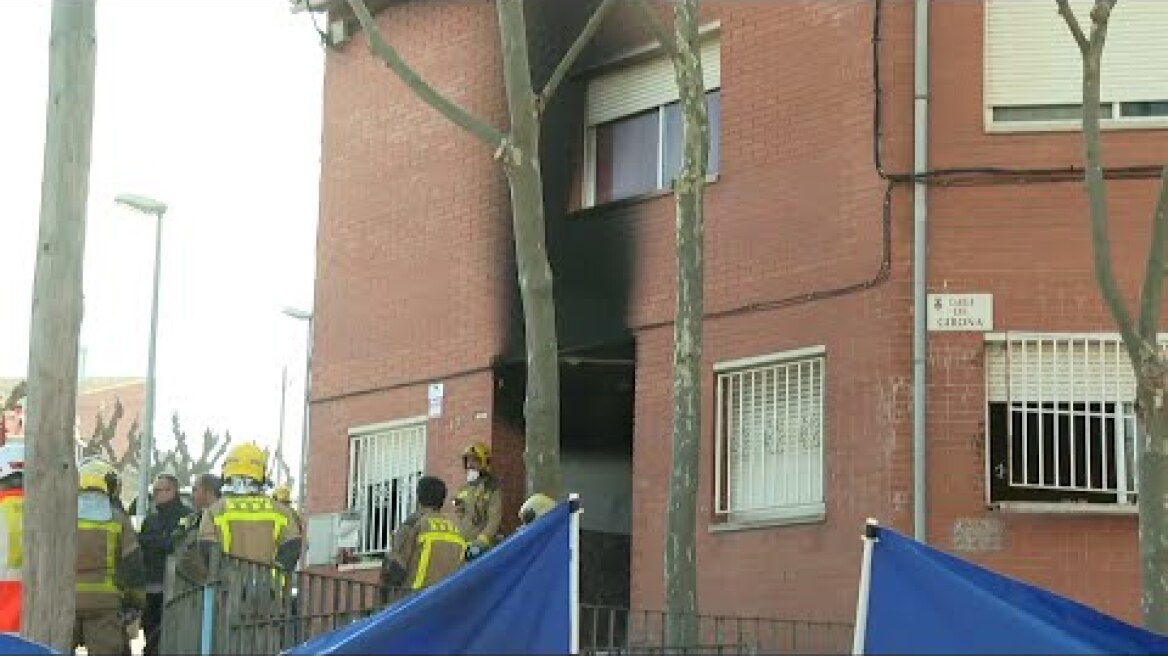 Conmoción tras el incendio en Rubí (Barcelona) que ha dejado tres muertos