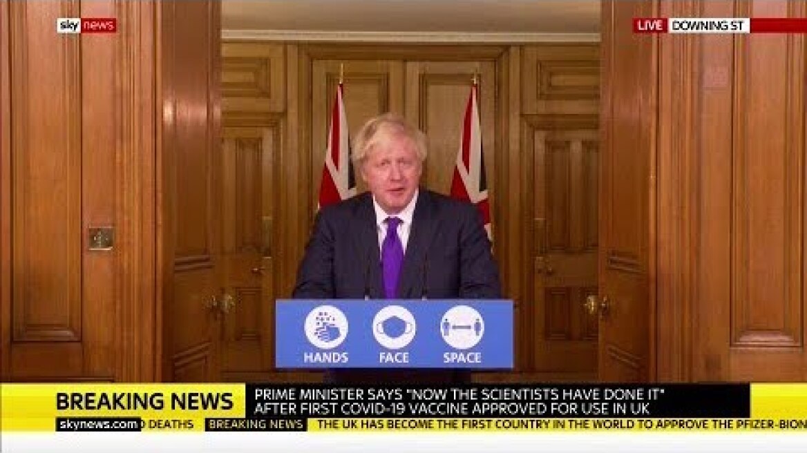 Watch in full: Boris Johnson holds coronavirus news conference on vaccine rollout