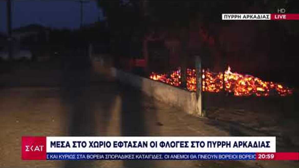 Αρκαδία Φωτιες
