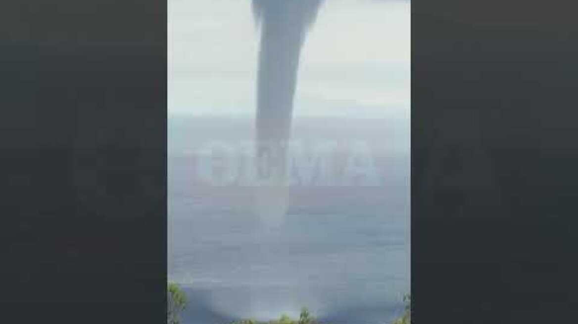 Υδροστρόβιλος στον Αργοσαρωνικό το πρωί της Τετάρτης