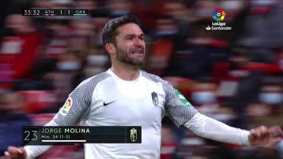 Resumen de Athletic Club vs Granada CF (2-2)