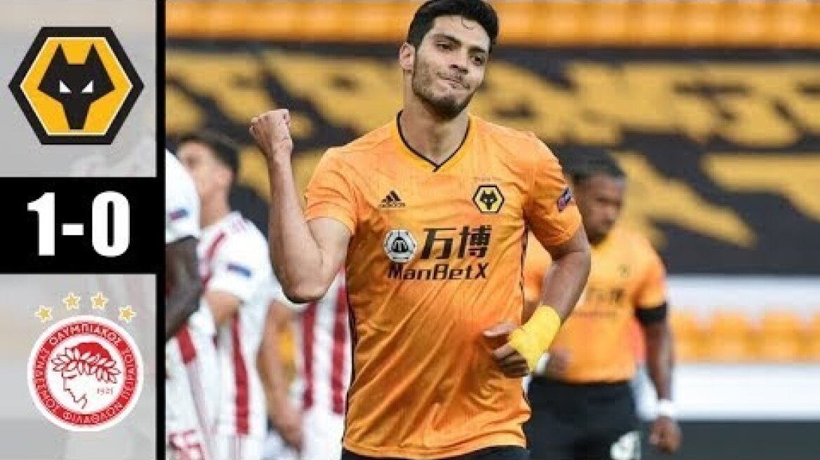 Wolves vs Olympiakos 1 0 Raul Jimenez goal