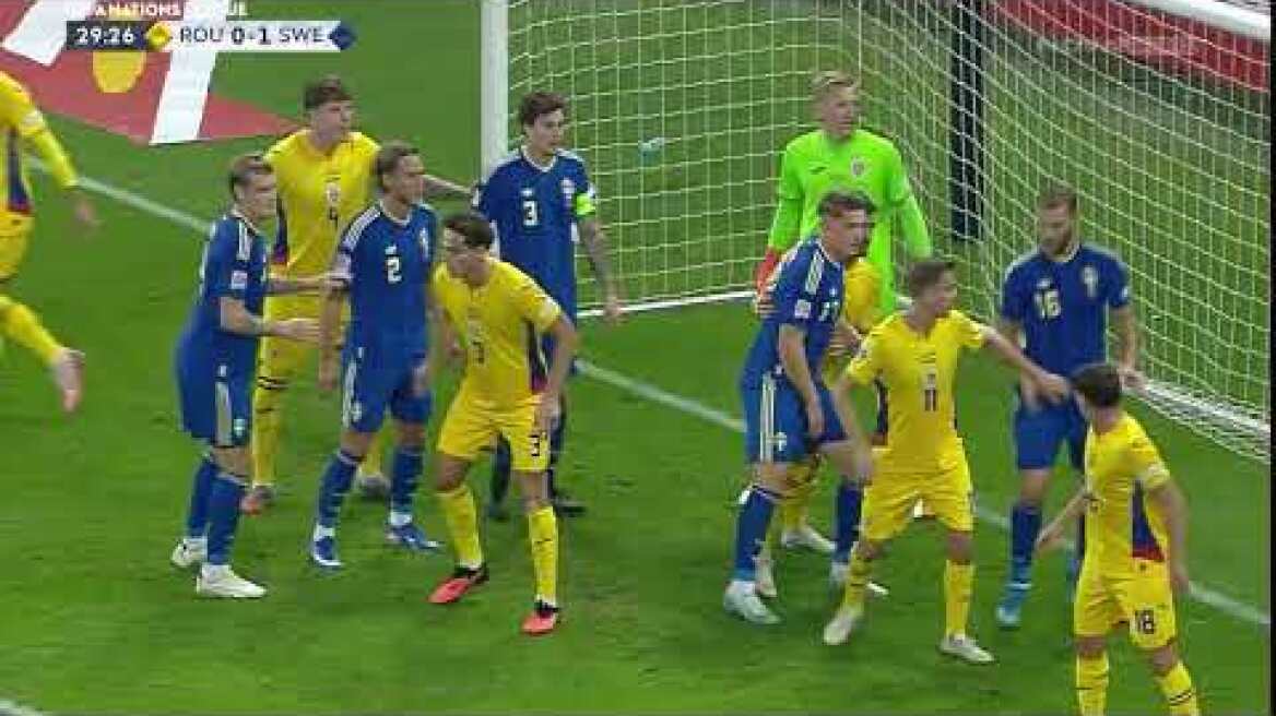 Ρουμανία-Σουηδία: 0-1  (MD 4 Nations League, 05/10/2026)