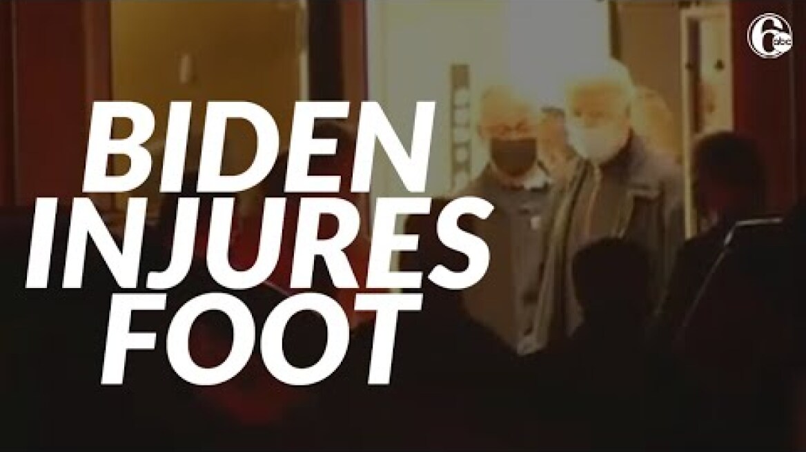 President-elect Joe Biden leaves Delaware doctor after injuring foot while playing with dog