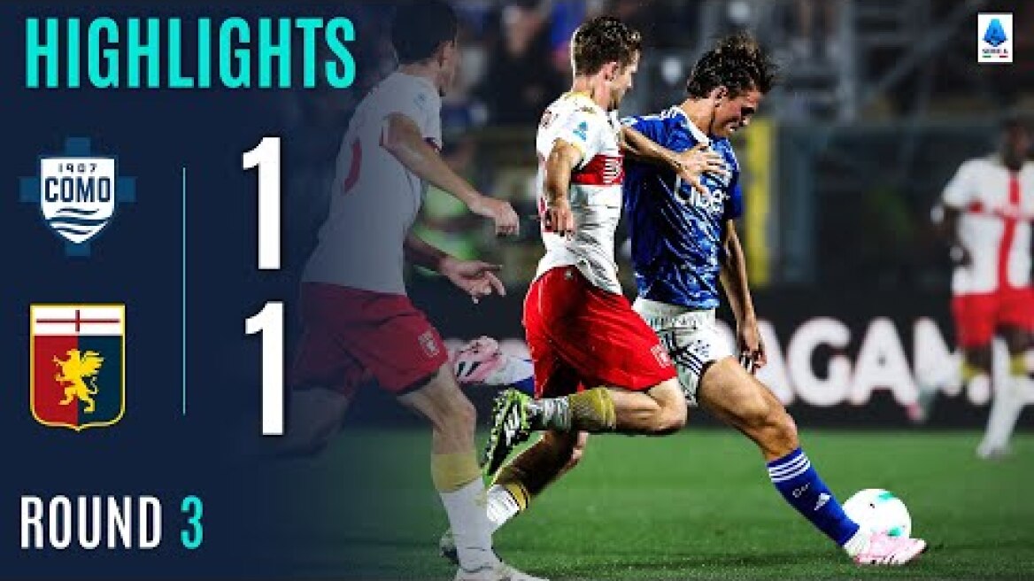 COMO-GENOA 1-1 | HIGHLIGHTS | Last-Minute Drama After Paz Scores Stunner! | Serie A 2025/26