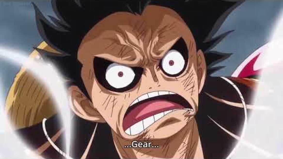 1080p60 One Piece Luffy's Gear 4 First Appearance! 720p60fps 2