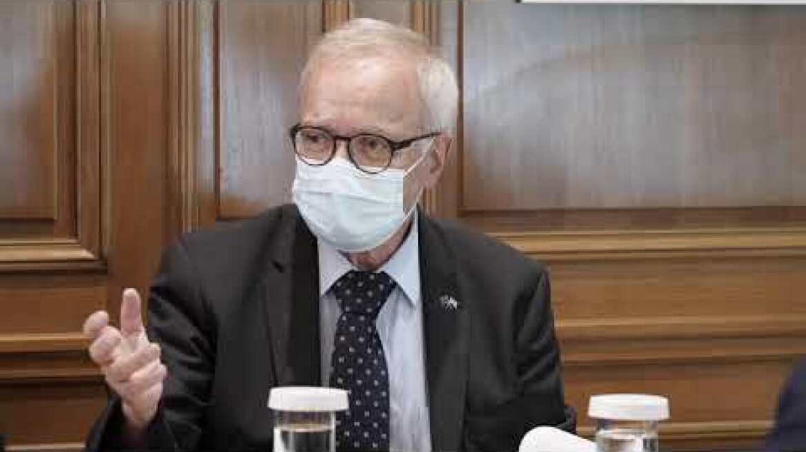 Συνάντηση Μητσοτάκη με Hoyer