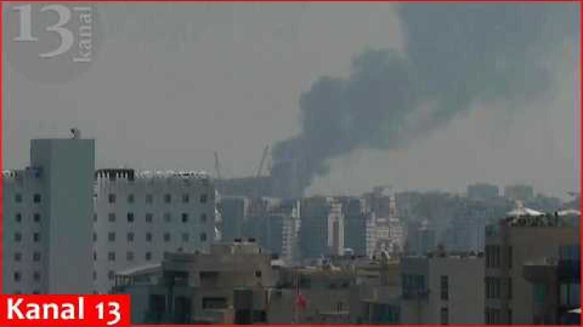 Live from Tel Aviv as sirens sound in Israel as Israel warns of 'the possibility of missiles'