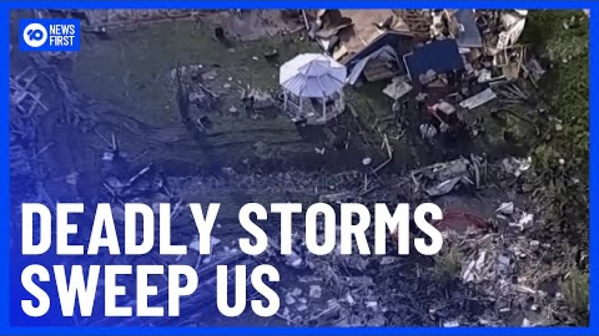 16 Dead After Powerful Storms Sweep The US | 10 News First