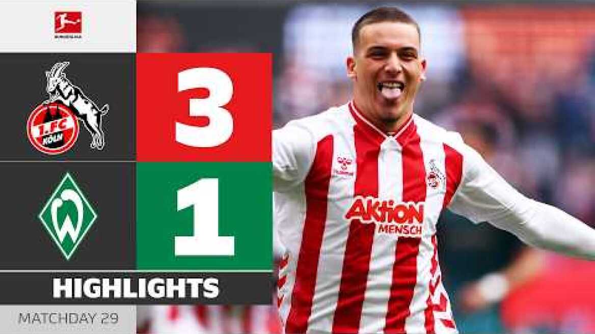 1. FC KÖLN - WERDER BREMEN | Highlights | Matchday 29 – Bundesliga 2025/26