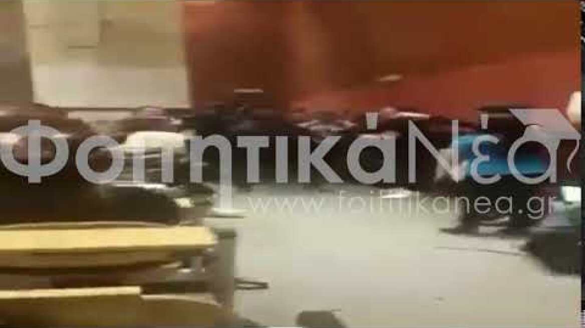 Ένταση στη Γ.Σ. του Φ.Σ. στο Πάντειο - Τρέχουν έντρομοι οι φοιτητές