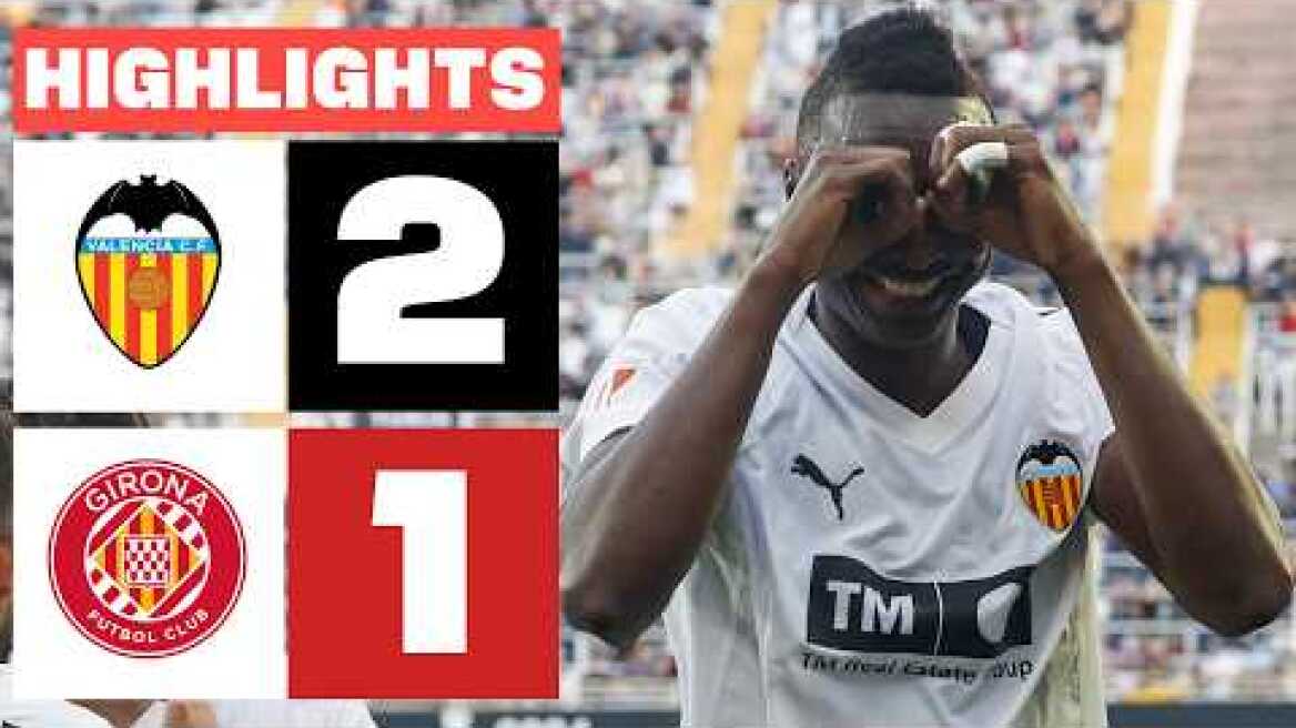 VALENCIA CF 2 - 1 GIRONA FC | RESUMEN LALIGA EA SPORTS