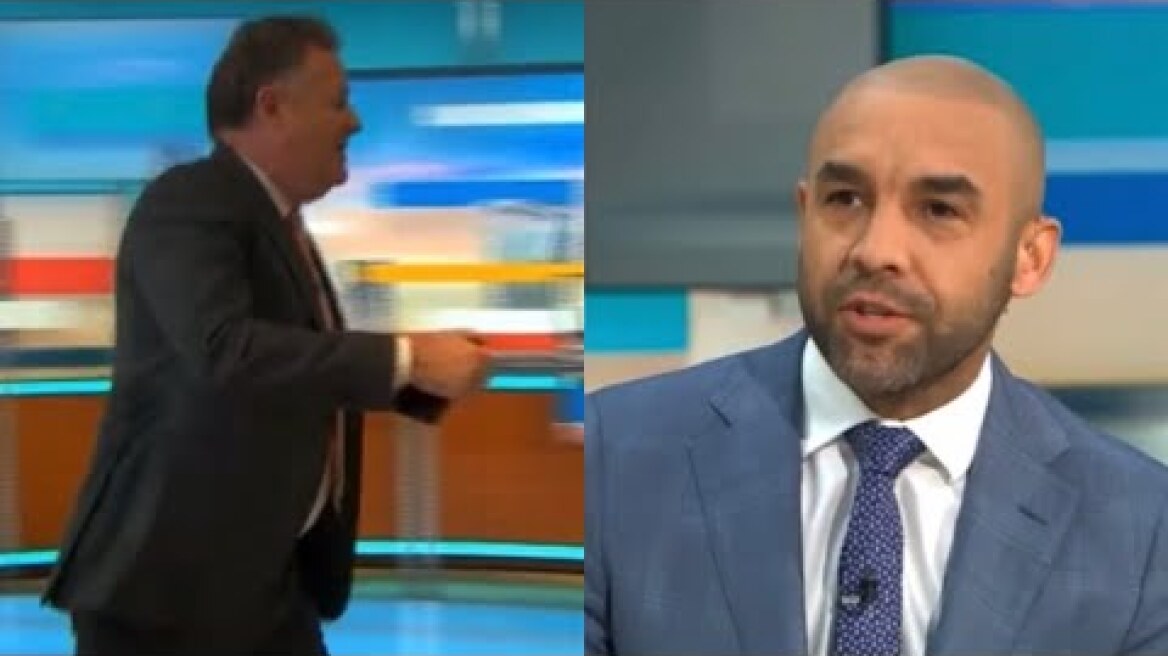 Piers Morgan STORMS OFF after co-presenter defends Meghan Markle and Prince Harry 