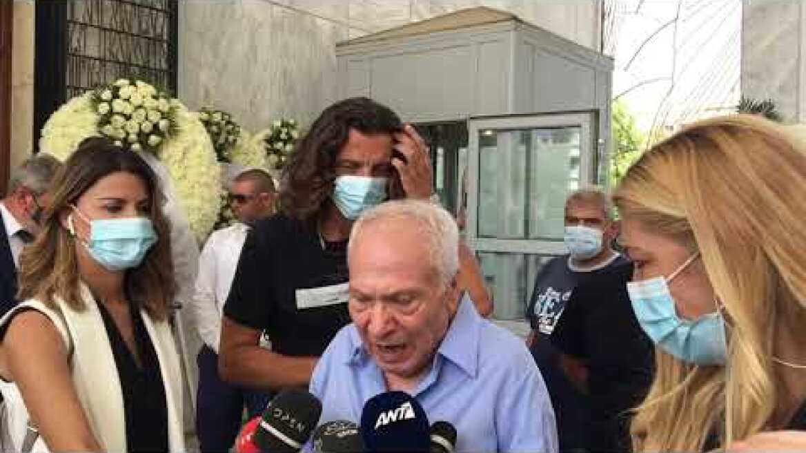 Κηδεία Βοσκόπουλου - Δήλωση Γιώργος Κριμιζάκης