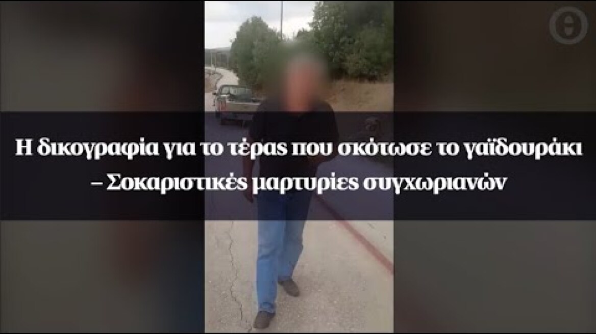 Η δικογραφία για το τέρας που σκότωσε το γαϊδουράκι – Σοκαριστικές μαρτυρίες συγχωριανών